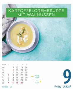 Korsch Verlag GmbH Abreiß-Kalender*Gesund & Lecker! 2026