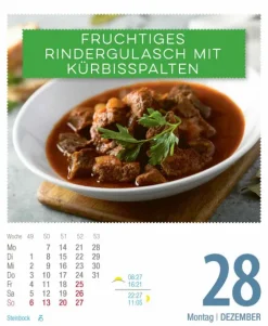 Korsch Verlag GmbH Abreiß-Kalender*Gesund & Lecker! 2026