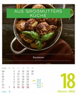 Korsch Verlag GmbH Abreiß-Kalender*Gesund & Lecker! 2026