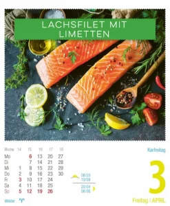 Korsch Verlag GmbH Abreiß-Kalender*Gesund & Lecker! 2026