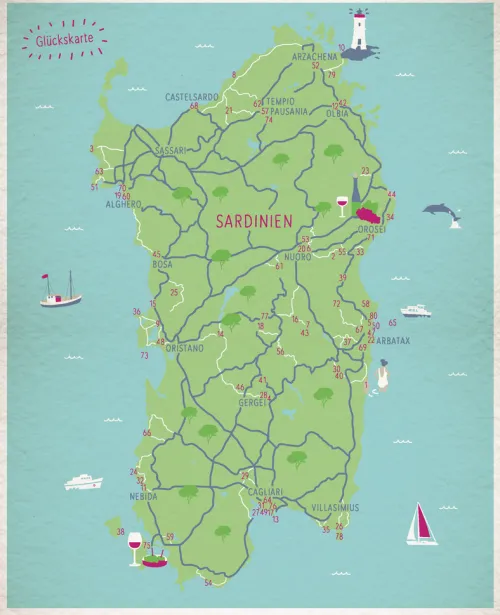 Droste Verlag Reiseführer*Glücksorte auf Sardinien