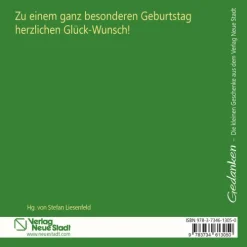 Glück-Wunsch zum 85.*Neue Stadt Verlag GmbH Online