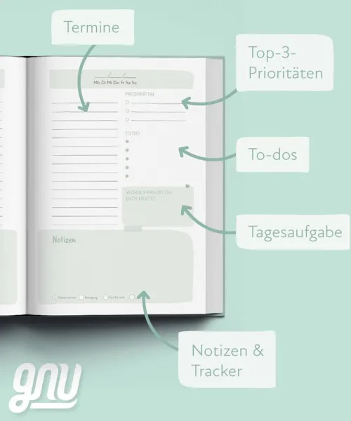 Gnu - Limitless Kalender*riva Verlag New