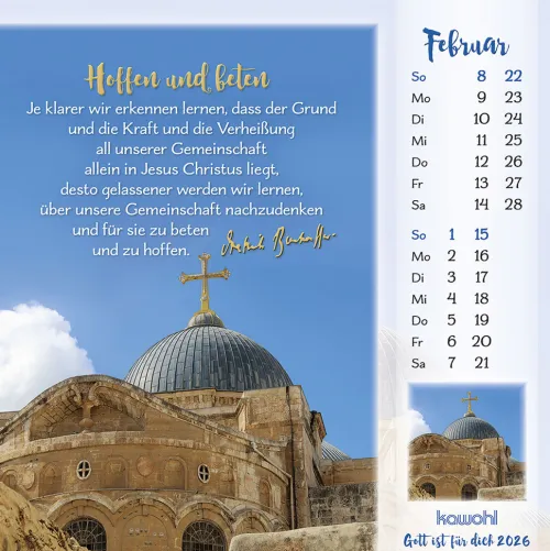 Gott ist für dich 2026*Kawohl Discount