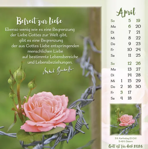 Gott ist für dich 2026*Kawohl Discount