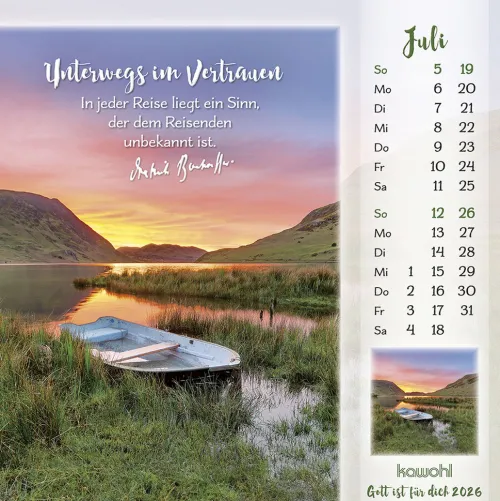 Gott ist für dich 2026*Kawohl Discount