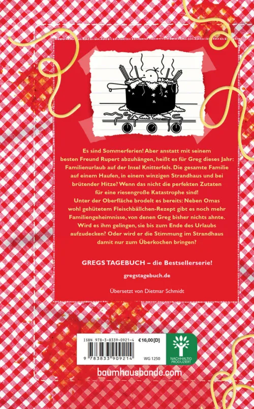 Kinder Baumhaus Verlag GmbH 10-12 Jahre-Gregs Tagebuch 19 - So ein Schlamassel!