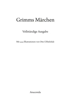 Grimms Märchen*Anaconda Verlag Sale