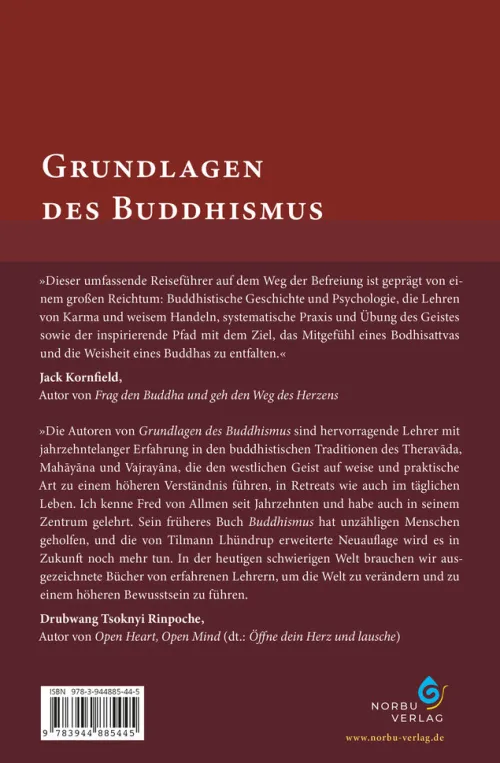 Norbu Verlag Theologie-Grundlagen des Buddhismus