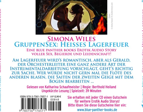 blue panther books Romane·Erotische Romane*GruppenSex: Heißes Lagerfeuer | Erotik Audio Story | Erotisches Hörbuch Audio-CD,Audio-CD