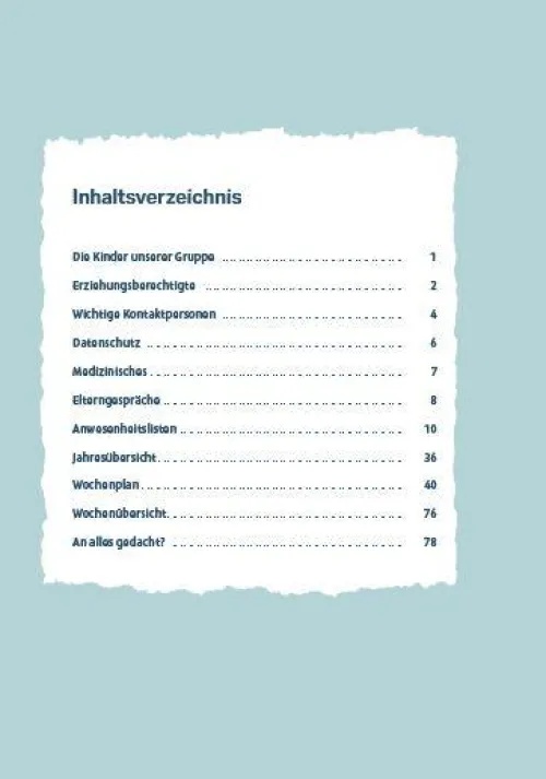 Klett Kita GmbH Pädagogik-Gruppentagebuch für Krippe und Kita