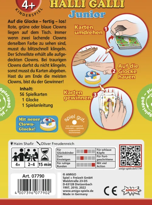 Amigo Spiel + Freizeit Familien- & Gesellschaftsspiele*Halli Galli Junior