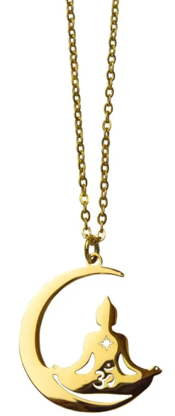 Saraswati Achtsamkeit & Gesundheit*Halskette "Buddha Moon"