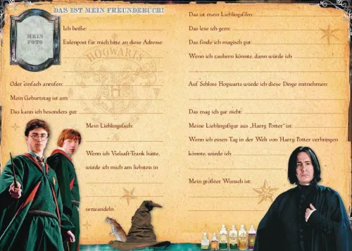 Panini Verlags GmbH Freundebücher-Harry Potter: Meine Freunde