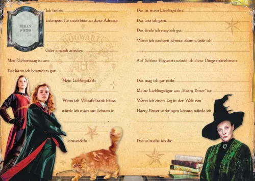 Panini Verlags GmbH Freundebücher-Harry Potter: Meine Freunde