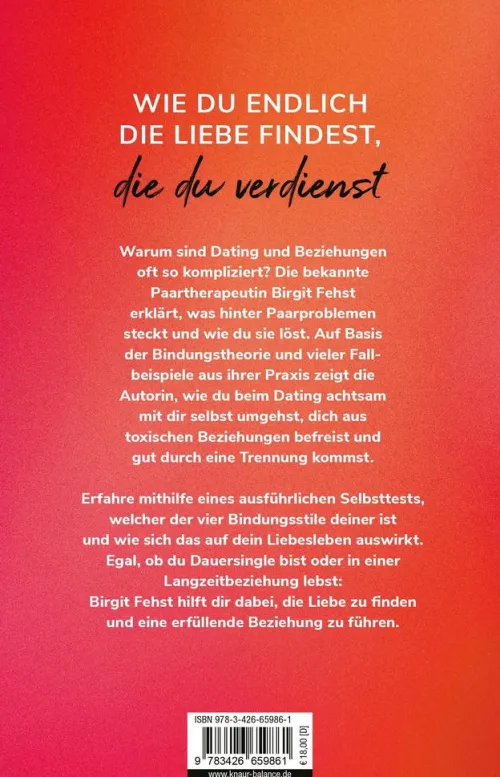 Harte Wahrheiten aus dem Leben einer Paartherapeutin*Knaur Balance Discount