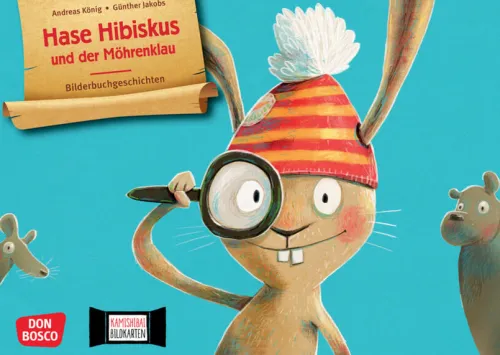 Hase Hibiskus und der Möhrenklau. Kamishibai Bildkartenset*Don Bosco Medien GmbH Discount
