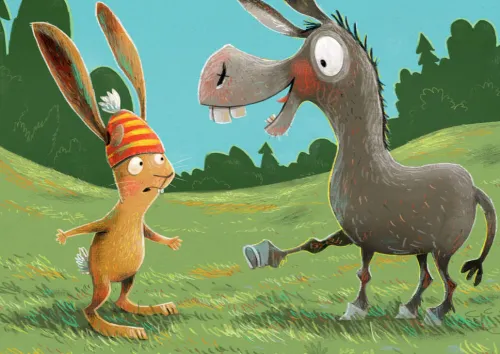 Hase Hibiskus und der Möhrenklau. Kamishibai Bildkartenset*Don Bosco Medien GmbH Discount