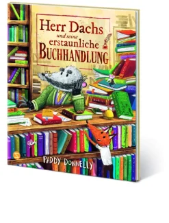 Kinder Schneiderbuch 3-6 Jahre-Herr Dachs und seine erstaunliche Buchhandlung