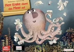 Don Bosco Medien GmbH Lesen & Geschichten*Herr Krake räumt das Meer auf. Kamishibai Bildkartenset