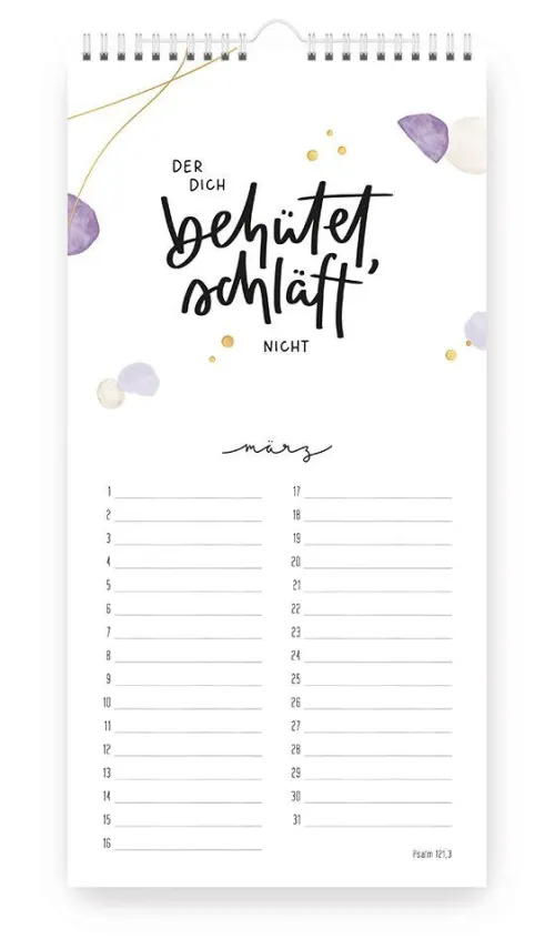 Brunnen-Verlag GmbH Geburtstagskalender-Himmelsglück Geburtstagskalender