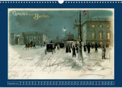 Calvendo Postkartenkalender-Historisches Berlin von 1888 bis 1918 (Wandkalender 2026 DIN A3 quer), Monatskalender