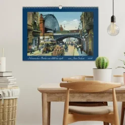 Calvendo Postkartenkalender-Historisches Berlin von 1888 bis 1918 (Wandkalender 2026 DIN A3 quer), Monatskalender