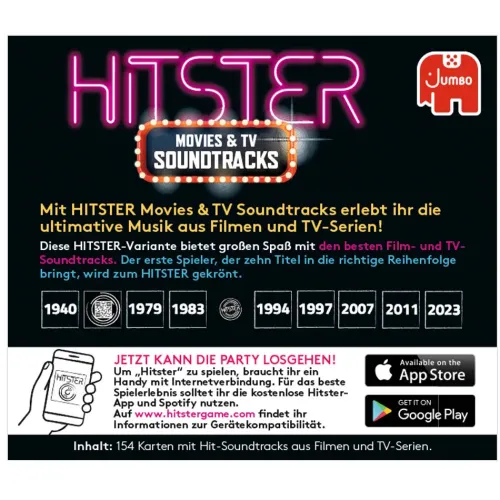 Hitster - Movies & TV Soundtracks-Erweiterung*Jumbo Spiele GmbH Outlet