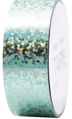 RICO-Design tap Klebstoff & Klebebänder-Holographic Tape, Gepunktet Tuerkis
