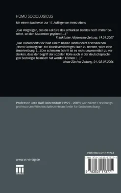 Homo Sociologicus*VS Verlag für Sozialw. Discount
