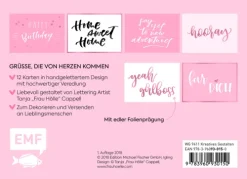 Edition Michael Fischer Postkarten|Kalligraphie & Handlettering-Hooray - 12 Handlettering Postkarten