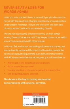 How to Talk to Anyone*Harper Collins Publ. UK Discount