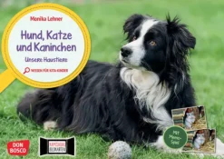 Hund, Katze und Kaninchen. Unsere Haustiere. Kamishibai Bildkarten und Memo-Spiel*Don Bosco Medien GmbH Outlet