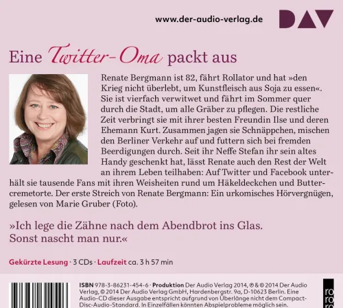 Ich bin nicht süß, ich hab bloß Zucker*Der Audio Verlag GmbH Best