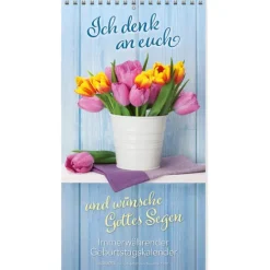 Kawohl Verlag GmbH Immerwährender Kalender-Ich denk an euch und wünsche Gottes Segen
