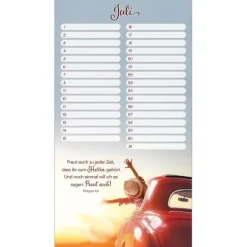 Kawohl Verlag GmbH Immerwährender Kalender-Ich denk an euch und wünsche Gottes Segen