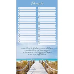 Kawohl Verlag GmbH Immerwährender Kalender-Ich denk an euch und wünsche Gottes Segen