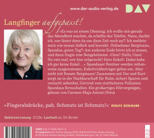 Der Audio Verlag GmbH Romane·Humor & Satire-Ich habe gar keine Enkel. Die Online-Omi räumt auf