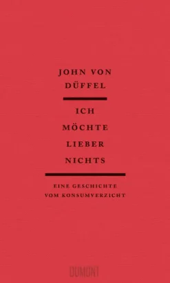 DuMont Buchverlag GmbH Nachhaltigkeit-Ich möchte lieber nichts