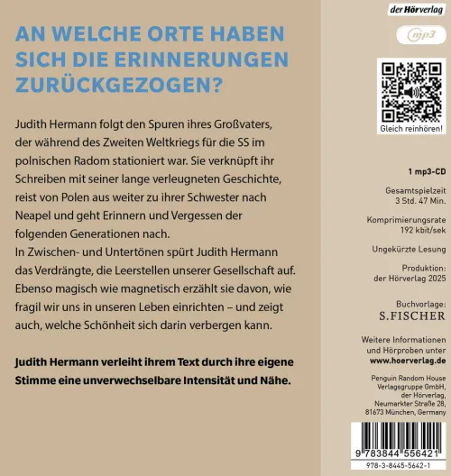 Hoerverlag DHV Der Romane·Nach Ländern|Romane·Biografische Romane*Ich möchte zurückgehen in der Zeit