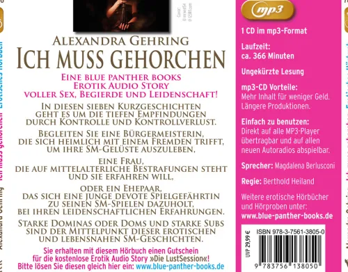 blue panther books Romane·Erotische Romane-Ich muss gehorchen | 7 geile heiße erotische SM-Geschichten | Erotik SM-Audio Story | Erotisches SM-