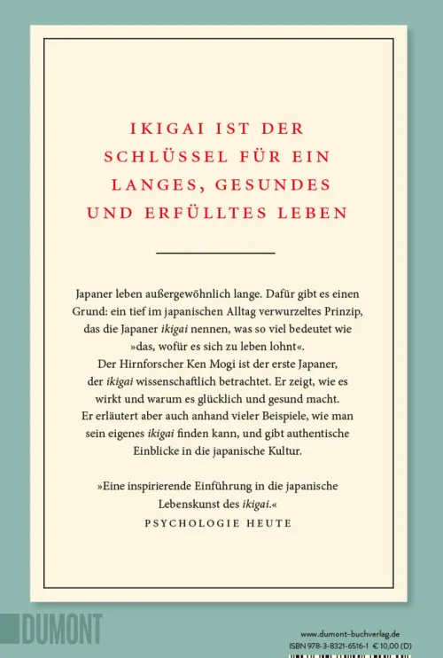 DuMont Buchverlag GmbH Ratgeber|Ratgeber*Ikigai