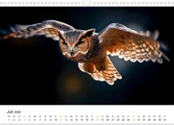 Im Reich der Eulen (Wandkalender 2026 DIN A3 quer), Monatskalender*Calvendo Discount