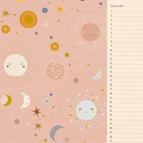 Immerwährender Geburtstagskalender - Little Cosmos - Turnowsky - Quadrat-Format 24 x 24 cm*Neumann Verlage GmbH & Co Outlet