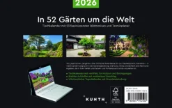 Kunth Kalender Wochenkalender*In 52 Gärten um die Welt - KUNTH Tischkalender 2026