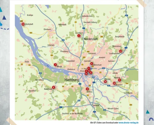 In und um Hamburg. Radeln für die Seele*Droste Verlag New