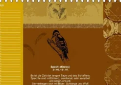 Calvendo Immerwährender Kalender*Indianisches Horoskop / Geburtstagskalender (Tischkalender immerwährend DIN A5 quer)