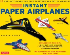 Tuttle Publishing Klebstoff & Klebebänder-Instant Paper Airplanes Kit