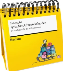 Reclam Philipp Jun. Postkartenkalender-Janoschs lyrischer Adventskalender | Dekorativer Postkarten-Adventskalender zum Aufstellen von Janosch