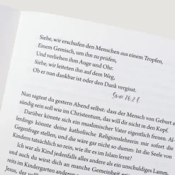 Carl Hanser Verlag Theologie-Jeder soll von da, wo er ist, einen Schritt näher kommen